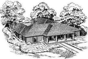 Traditional Exterior - Front Elevation Plan #312-238