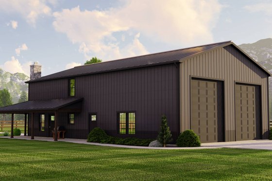 Exterior - Other Elevation for Country House Plan #1064-245 - 2 bed, 2.5 bath