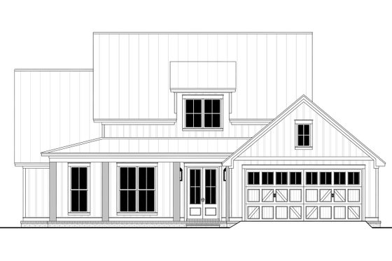 Exterior - Front Elevation 4 for Farmhouse House Plan #430-264 - 3 bed, 2.5 bath