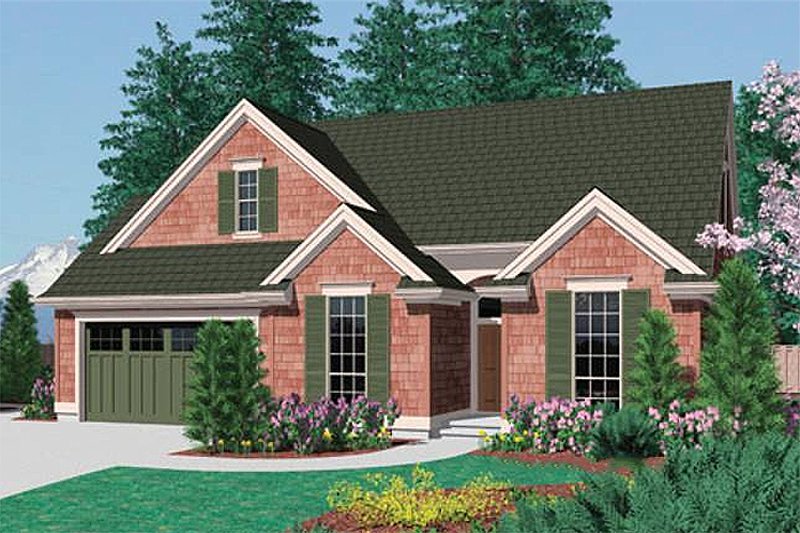Traditional Style House Plan - 3 Beds 2 Baths 1500 Sq/Ft Plan #48-275