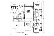 Traditional Style House Plan - 4 Beds 4.5 Baths 3981 Sq/Ft Plan #20-2559 