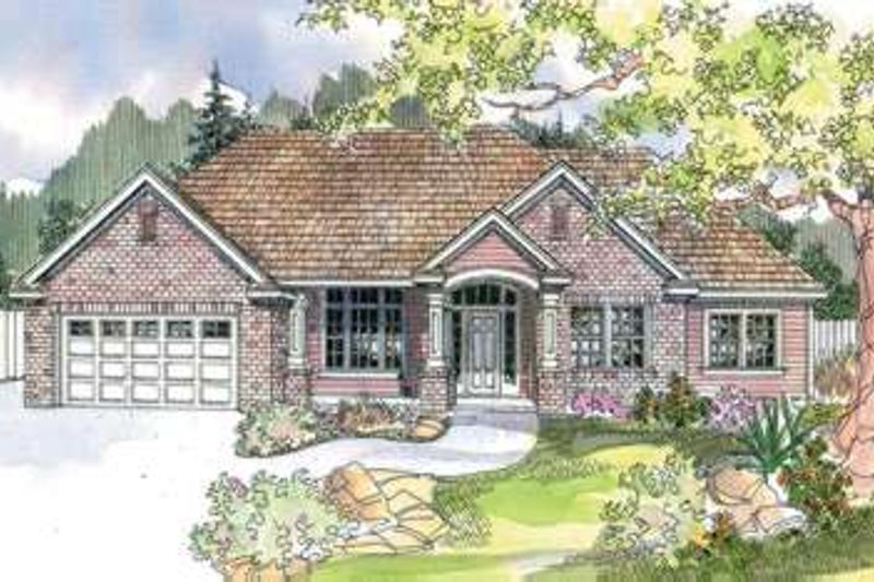 Architectural House Design - Modern Exterior - Front Elevation Plan #124-601