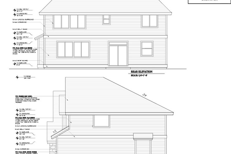 House Design - Exterior - Other Elevation 1 for Craftsman House Plan #53-673 - 5 bed, 2.5 bath