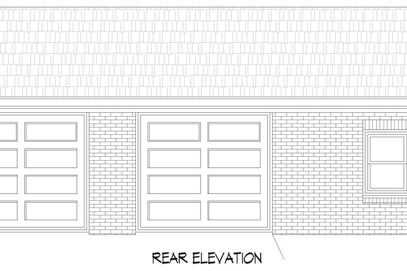 Dream House Plan - Exterior - Rear Elevation for Country House Plan #932-1272, 1 bath