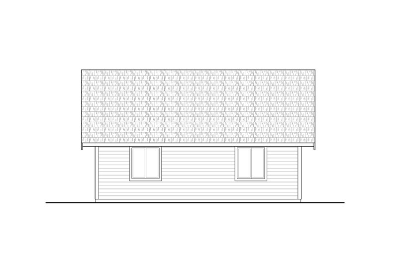 House Plan Design - Exterior - Other Elevation for Traditional House Plan #124-1310, 0 bath