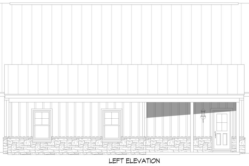 Dream House Plan - Exterior - Other Elevation for Country House Plan #932-1277, 0 bath