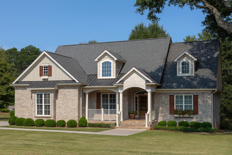 Dream House Plan - Traditional Exterior - Front Elevation Plan #923-77