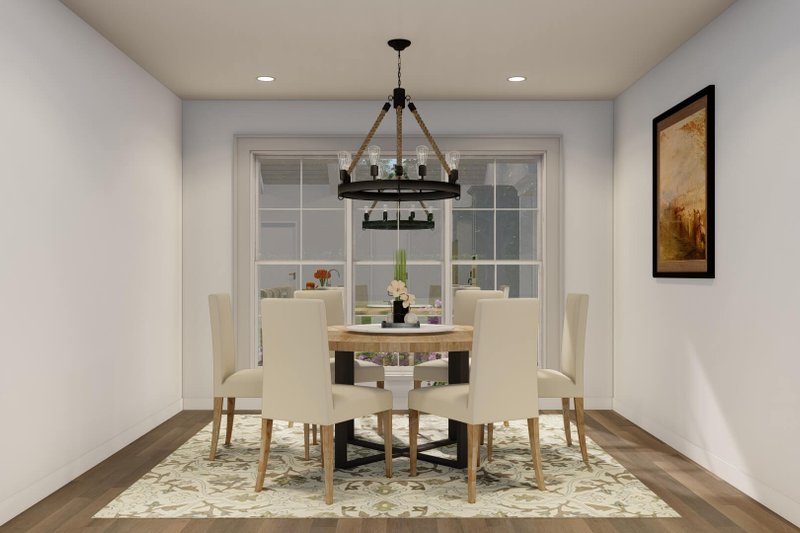 House Design - Interior - Dining Room for Farmhouse House Plan #923-386 - 4 bed, 3 bath