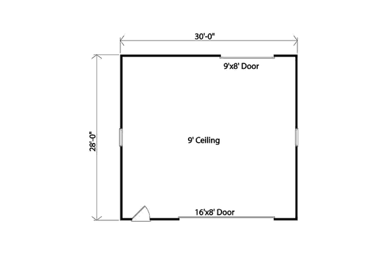 Floor Plan - Main Floor for Traditional House Plan #22-551, 0 bath