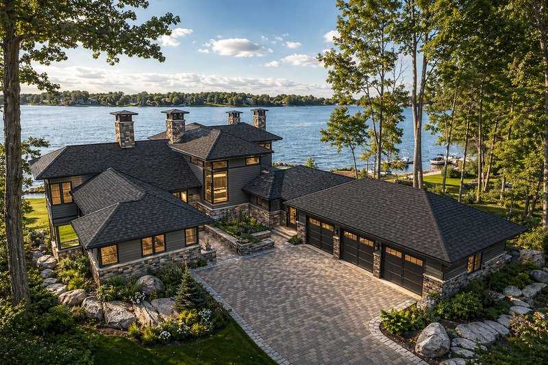 House Plan Design - Exterior - Front Elevation 5 for Contemporary House Plan #928-261 - 4 bed, 4.5 bath