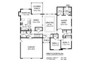 Ranch Style House Plan - 3 Beds 2.5 Baths 1903 Sq/Ft Plan #1010-239 