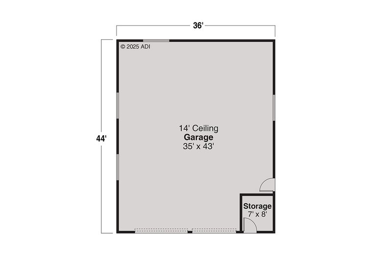 Home Plan - Floor Plan - Main Floor for Traditional House Plan #124-662, 0 bath