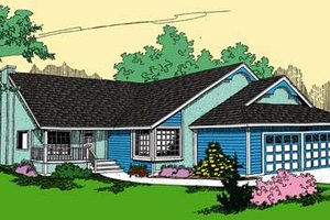 Traditional Exterior - Front Elevation Plan #60-573