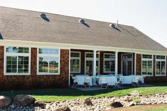 Exterior - Rear Elevation for Ranch House Plan #437-1 - 3 bed, 2 bath