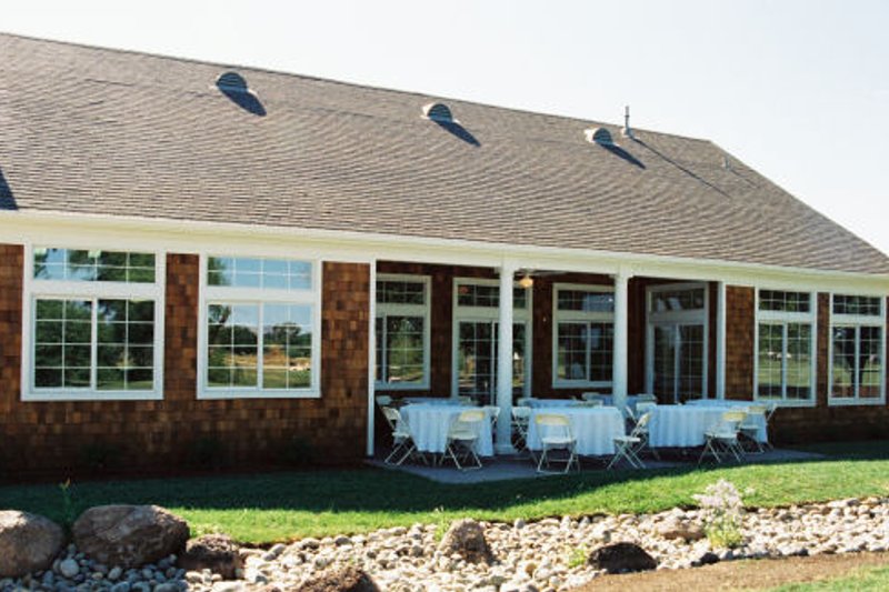 Dream House Plan - Exterior - Rear Elevation for Ranch House Plan #437-1 - 3 bed, 2 bath