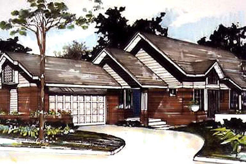 Dream House Plan - Traditional Exterior - Front Elevation Plan #320-440