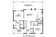 Modern Style House Plan - 2 Beds 2 Baths 1160 Sq/Ft Plan #1064-319 