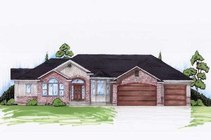 Traditional Exterior - Front Elevation Plan #5-260