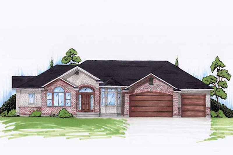 House Plan Design - Traditional Exterior - Front Elevation Plan #5-260