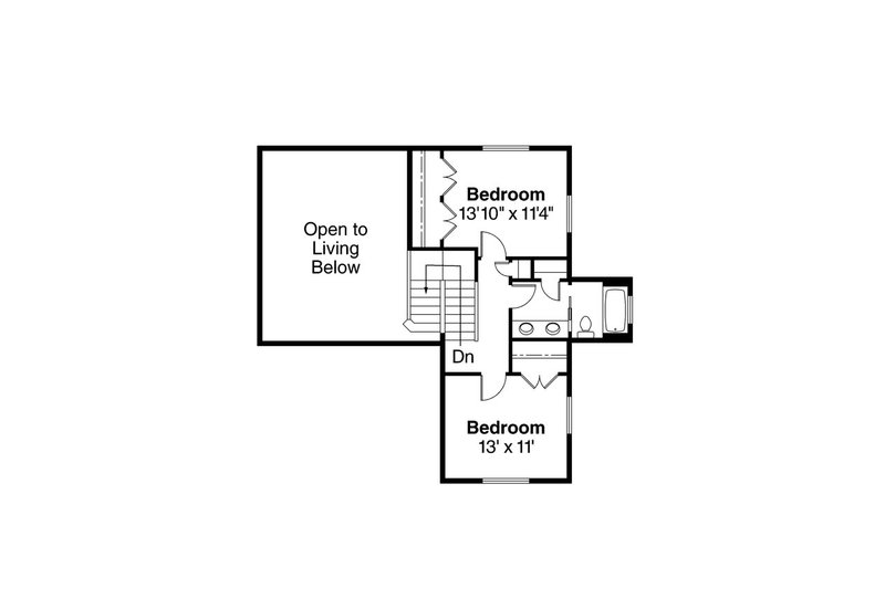 Home Plan - Floor Plan - Upper Floor House Plan #124-626 - 3 bed, 3.5 bath