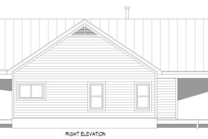 Exterior - Other Elevation 1 for Country House Plan #932-511 - 3 bed, 2 bath
