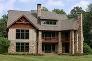 Craftsman Style House Plan - 5 Beds 5 Baths 5051 Sq/Ft Plan #17-3323 Exterior 