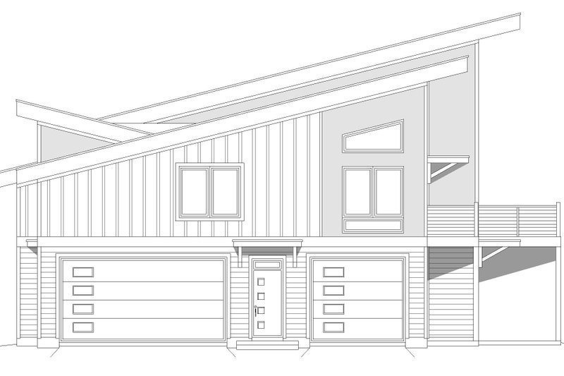Architectural House Design - Exterior - Other Elevation 1 for Modern House Plan #932-612 - 3 bed, 3.5 bath