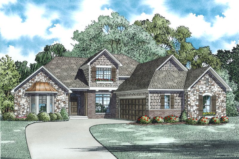 Architectural House Design - European Exterior - Other Elevation Plan #17-2495