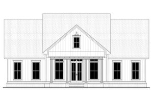 Exterior - Front Elevation 6 for Farmhouse House Plan #430-279 - 3 bed, 2.5 bath
