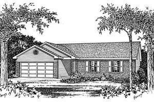 Exterior - Other Elevation for Ranch House Plan #22-103 - 3 bed, 2 bath