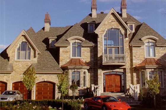 Exterior - Front Elevation for European House Plan #138-221 - 4 bed, 2.5 bath