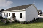 Traditional Style House Plan - 3 Beds 2 Baths 1184 Sq/Ft Plan #455-729 Exterior 