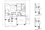 Prairie Style House Plan - 3 Beds 2 Baths 1841 Sq/Ft Plan #24-269 