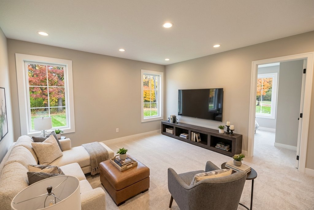 Interior - Family Room 1 for Modern House Plan #51-1516 - 3 bed, 2.5 bath