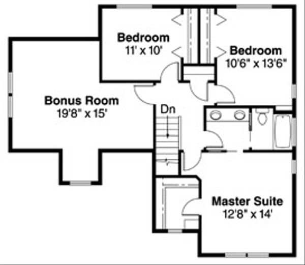 Dream House Plan - Floor Plan - Upper Floor Plan #124-719