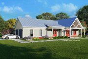 Country Style House Plan - 2 Beds 2 Baths 1200 Sq/Ft Plan #932-836 