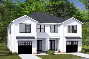 Cottage Exterior - Front Elevation Plan #513-2295