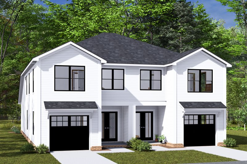 House Blueprint - Cottage Exterior - Front Elevation Plan #513-2295