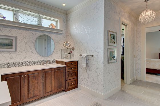 Interior - Master Bathroom for Ranch House Plan #437-89 - 3 bed, 3.5 bath