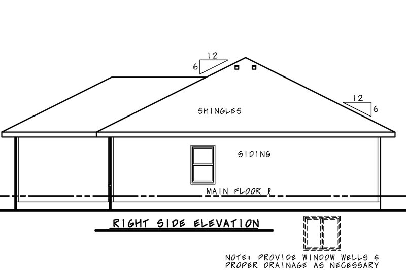 Dream House Plan - Exterior - Other Elevation 1 for Traditional House Plan #20-2525 - 3 bed, 2 bath