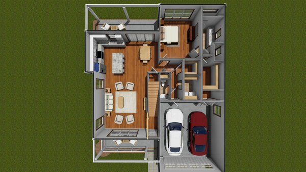 Cottage Floor Plan - Main Floor Plan #513-2231