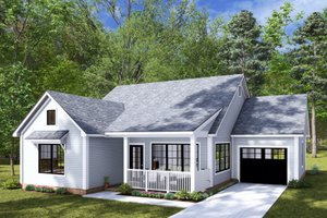 Cottage Exterior - Front Elevation Plan #513-2266