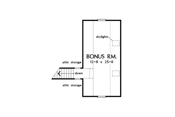 Floor Plan - Other Floor for Country House Plan #929-15 - 3 bed, 2.5 bath