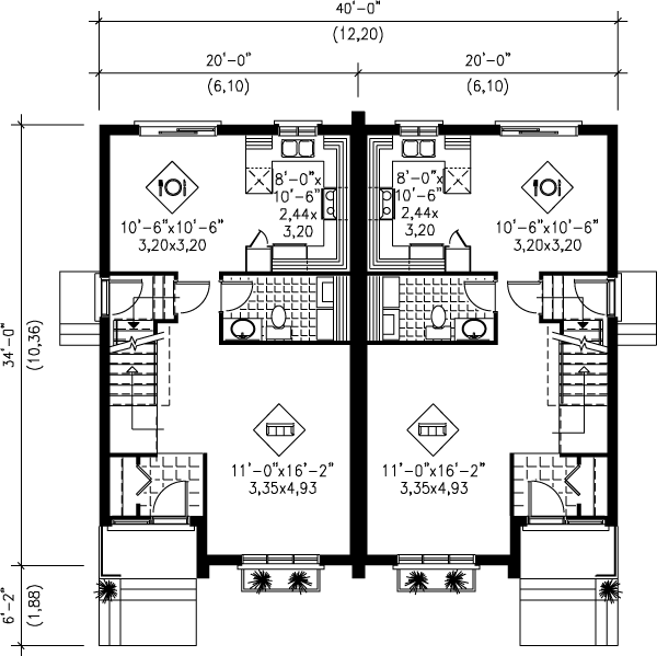 Modern Floor Plan - Main Floor Plan #25-329