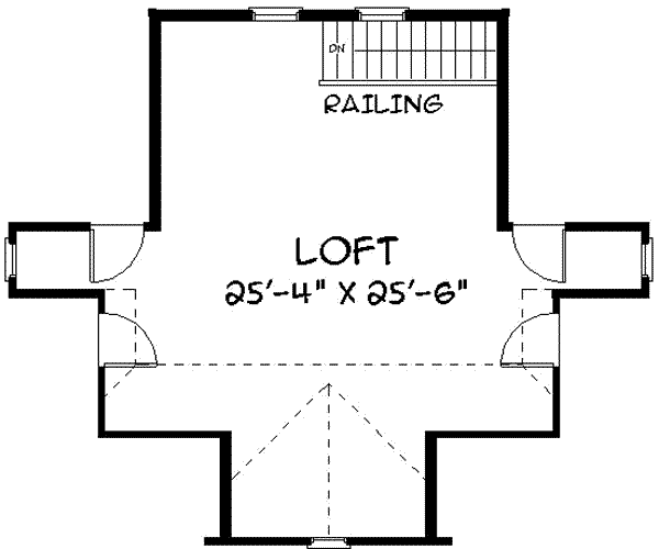 Traditional Floor Plan - Upper Floor Plan #75-188