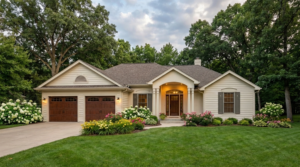 Exterior - Front Elevation 2 for Traditional House Plan #406-210 - 3 bed, 2 bath