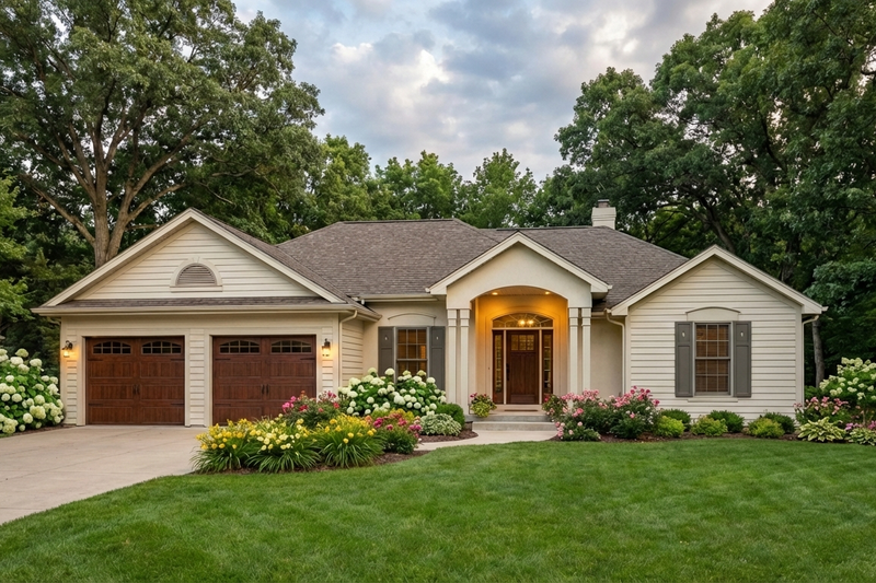 Home Plan - Exterior - Front Elevation 2 for Traditional House Plan #406-210 - 3 bed, 2 bath