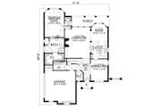 European Style House Plan - 3 Beds 2.5 Baths 2462 Sq/Ft Plan #40-392 