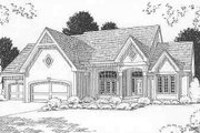 Traditional Style House Plan - 3 Beds 2.5 Baths 2251 Sq/Ft Plan #6-155 