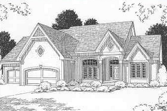 Exterior - Other Elevation for Traditional House Plan #6-155 - 3 bed, 2.5 bath